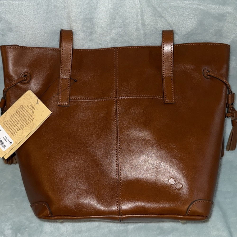 Patricia Nash leather tote with dust bag - Picture 13 of 17